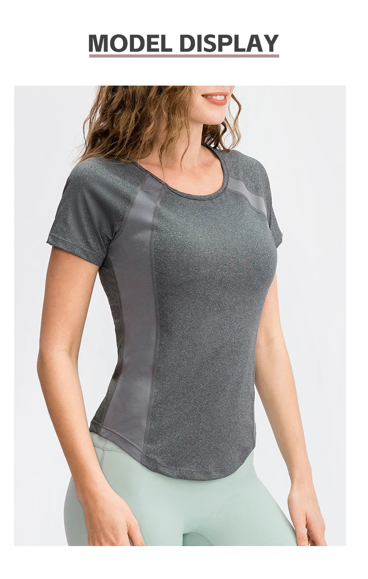 Women Yoga Tops Breathable Sport Fitness