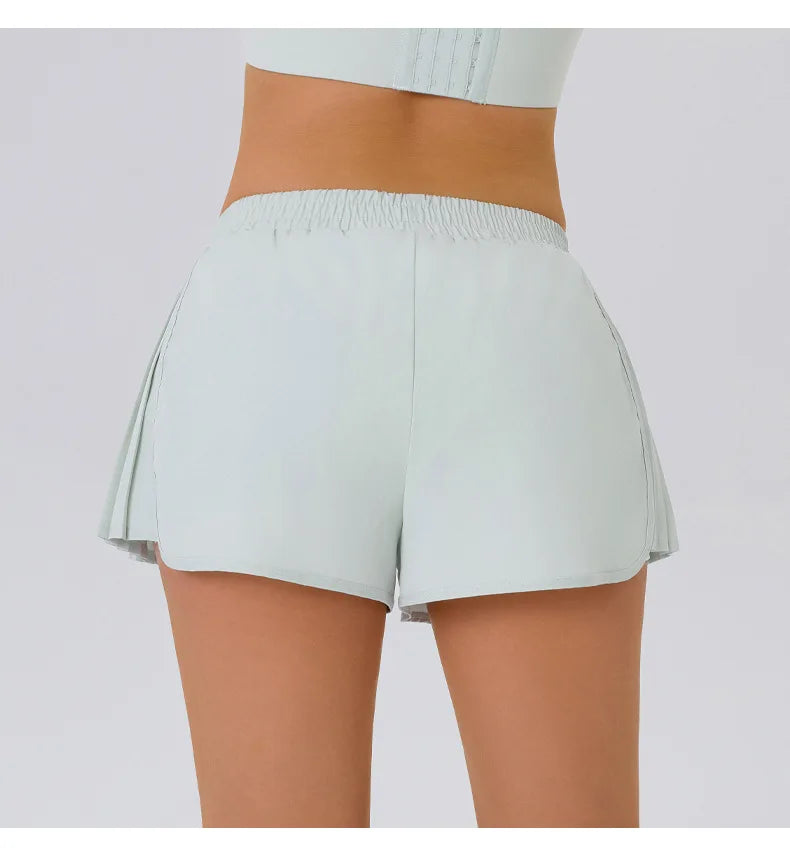 2025 New Summer Gym Running Shorts Casual Quick Dry Sports Shorts Women Biker Cycling Shorts Athleisure Yoga Shorts