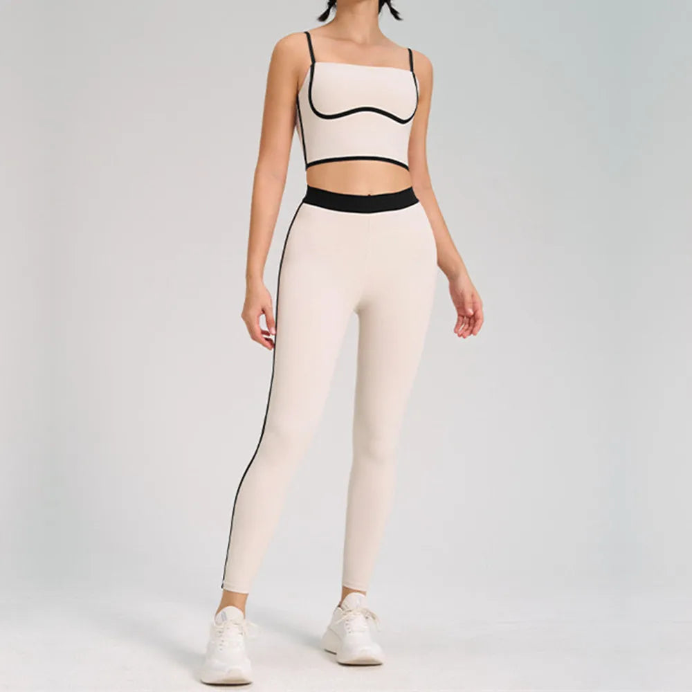 2PCS Sportswear Women Yoga Set Gym Sportswear Fitness