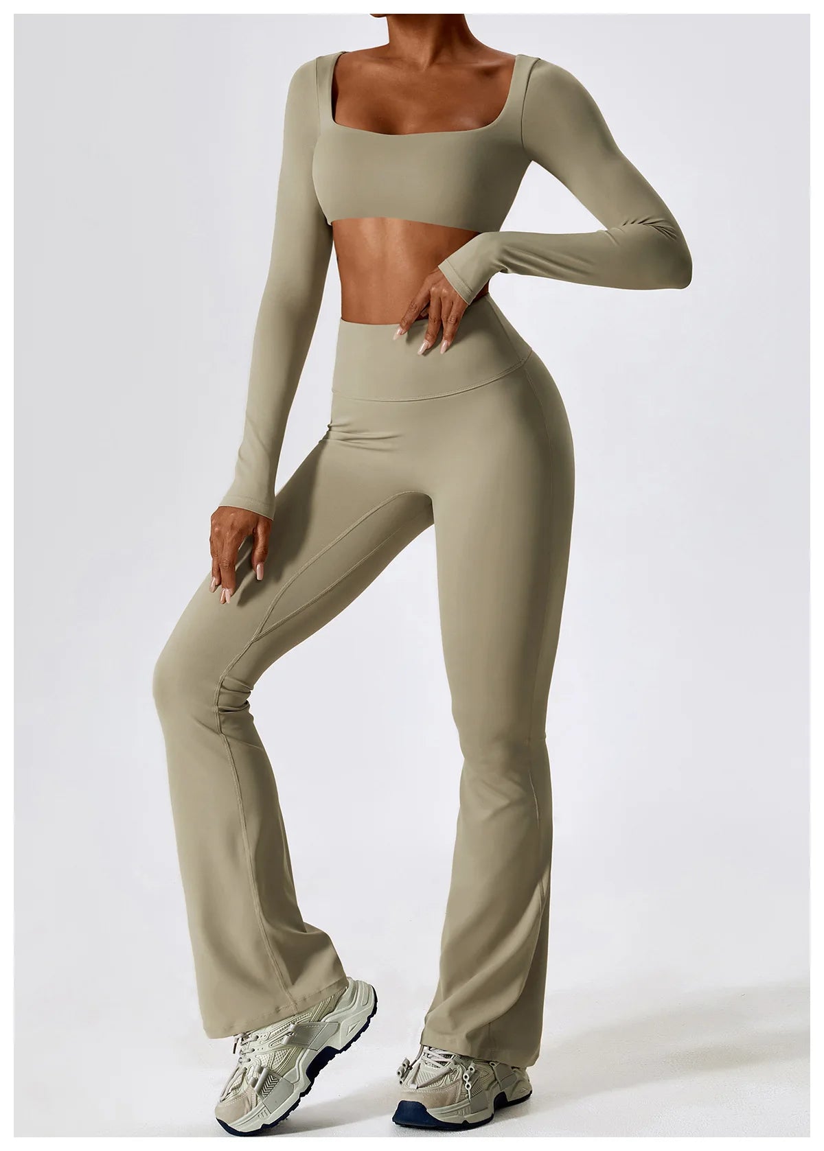 2 Pieces Women Tracksuit Yoga Set