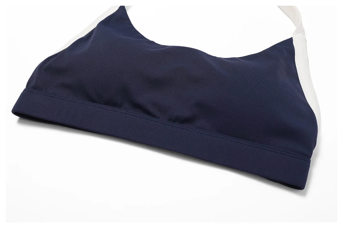 2Pcs Gym Set Women Workout Backless Yoga Suit