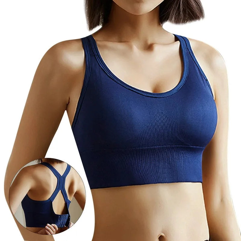 Tank Top Women Gym Sports Bra Push Up Crop Top