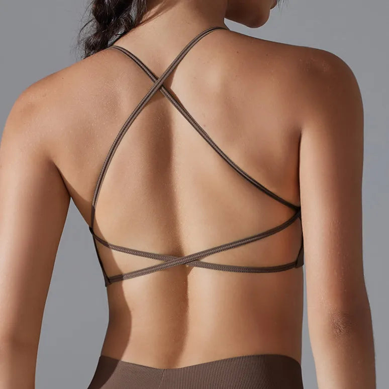 Cross Strap Sports Bra