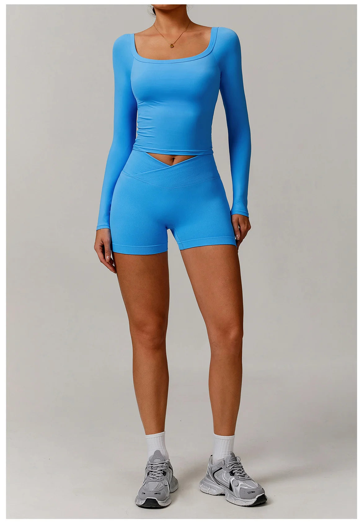 2 Pieces Yoga Suit Sports Set Women Athletic Wear Gym