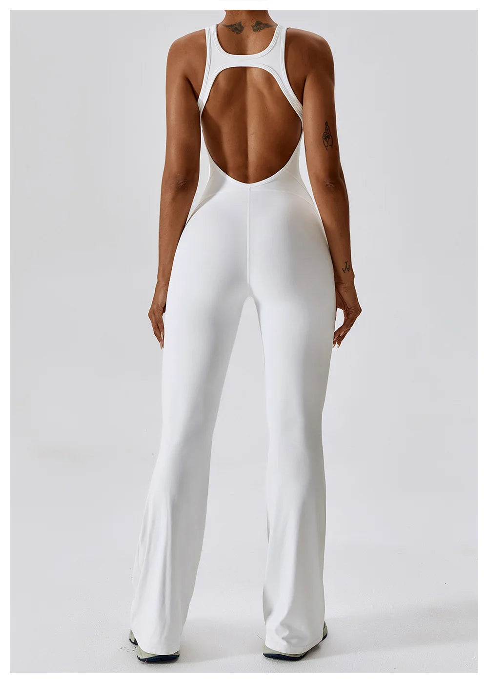 Solid Yoga Jumpsuit One Piece Outfit Fitness Bodysuit Workout Clothes