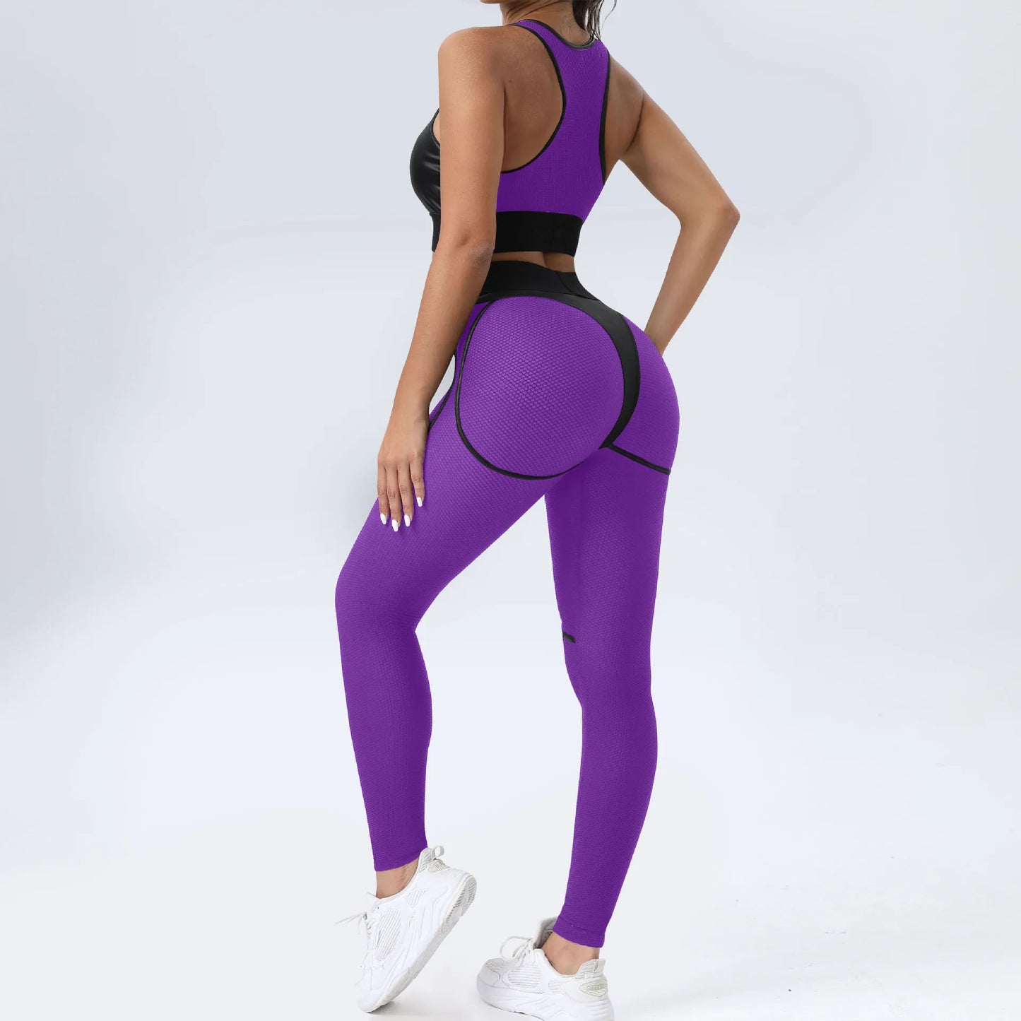 Fitness Sexy Sports Suit Women Yoga Set 2 Pieces