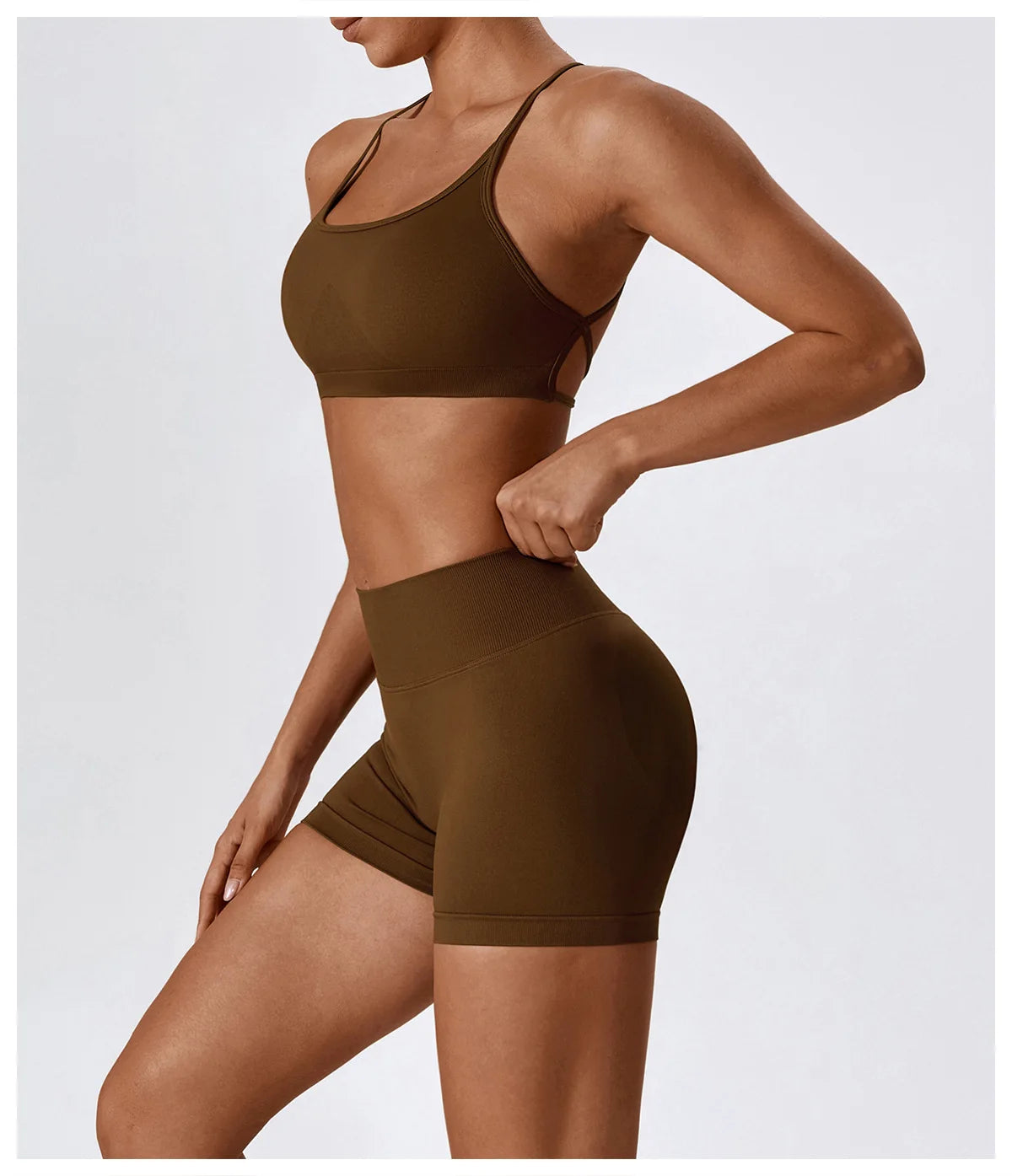 Seamless Yoga Set Gym Suit