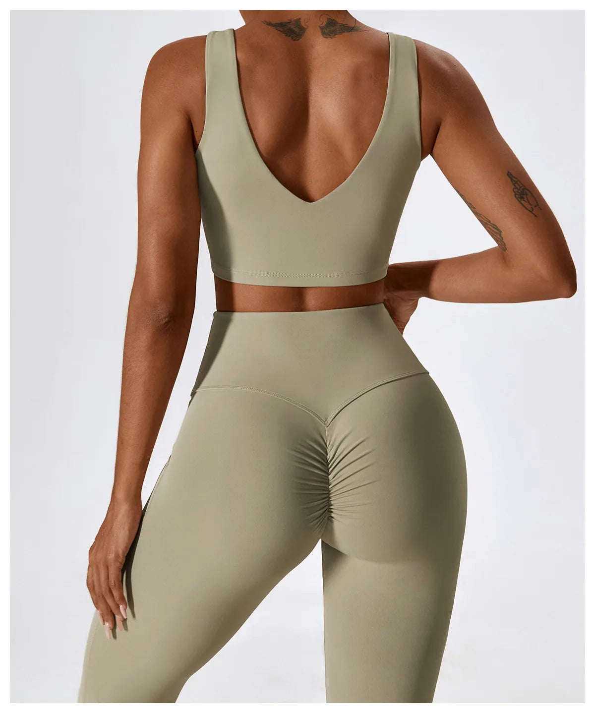 2 Pieces Women Tracksuit Yoga Set