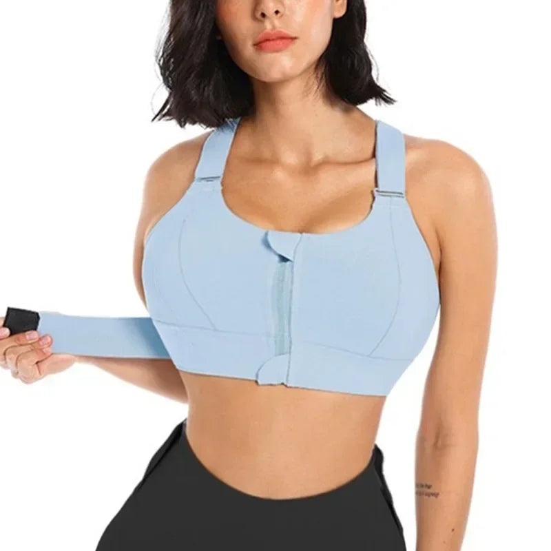 Sports Bra with Zipper