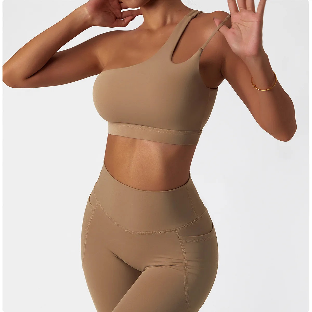 2PCS Seamless Women Tracksuit Yoga Set Workout Sportswear