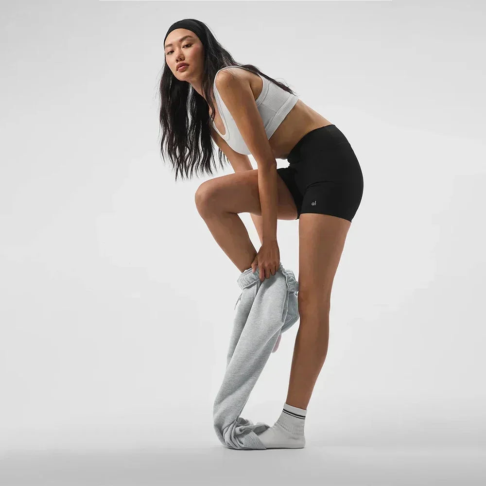 AL Seamless Yoga Shorts 5" Airlift Energy Short Hip Lift Tight Appear Thin Yoga Shorts Fitness Cycling Pants Gym for Women