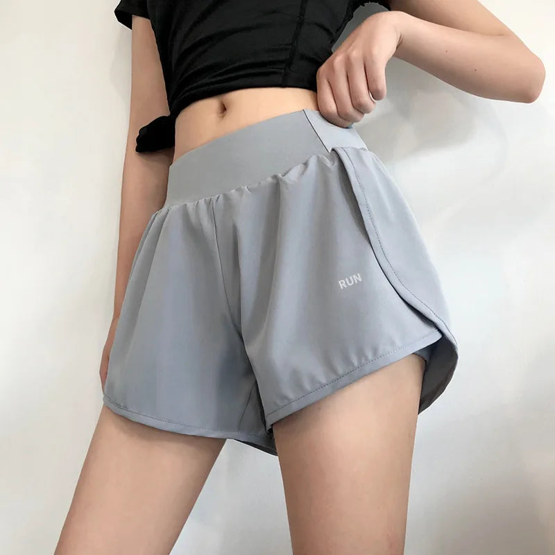Yoga Shorts for Women Summer Fitness Shorts Biker Workout Running Sports Shorts Quick Drying Sportwear With Pocket