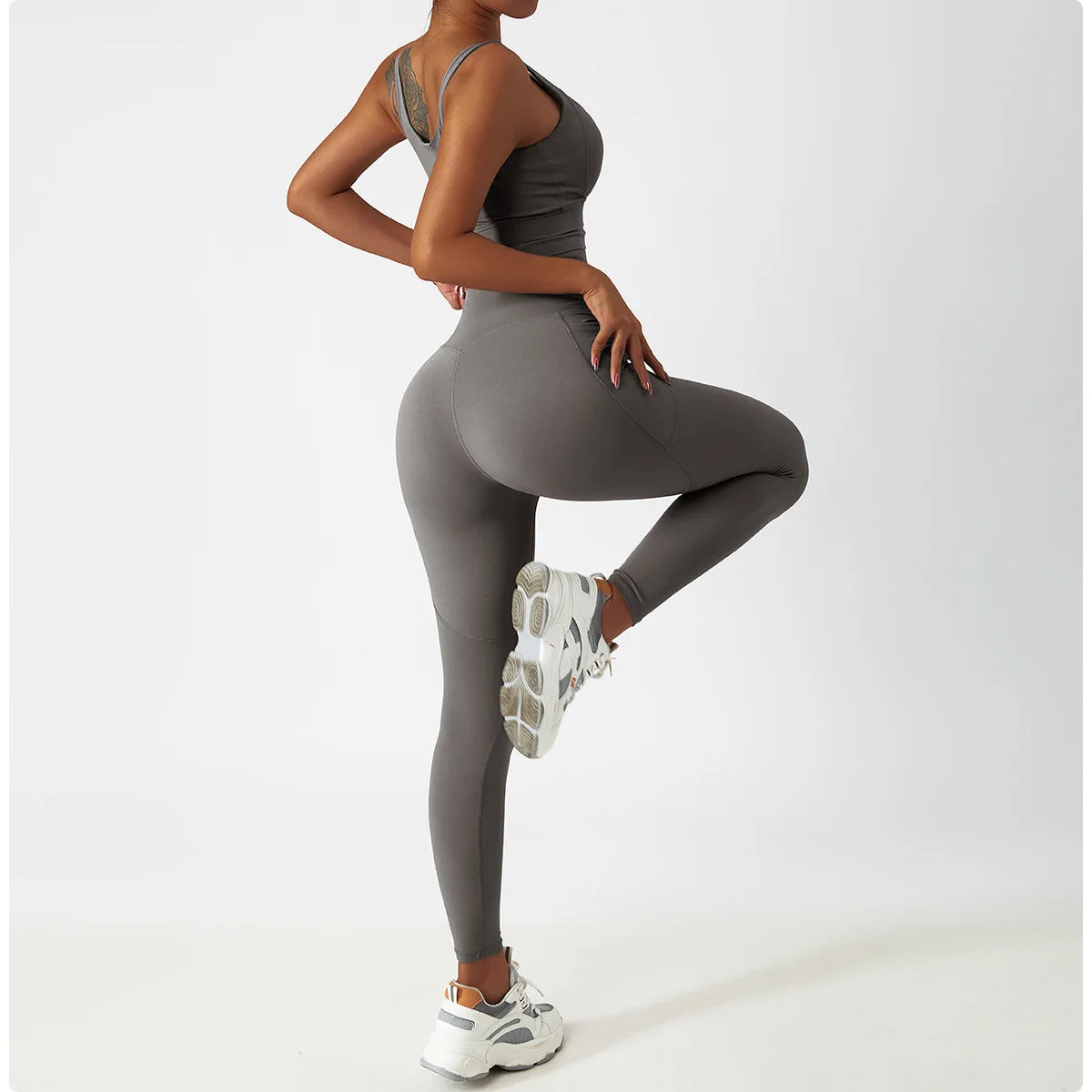 2PCS Seamless Women Tracksuit Yoga Set Workout Sportswear