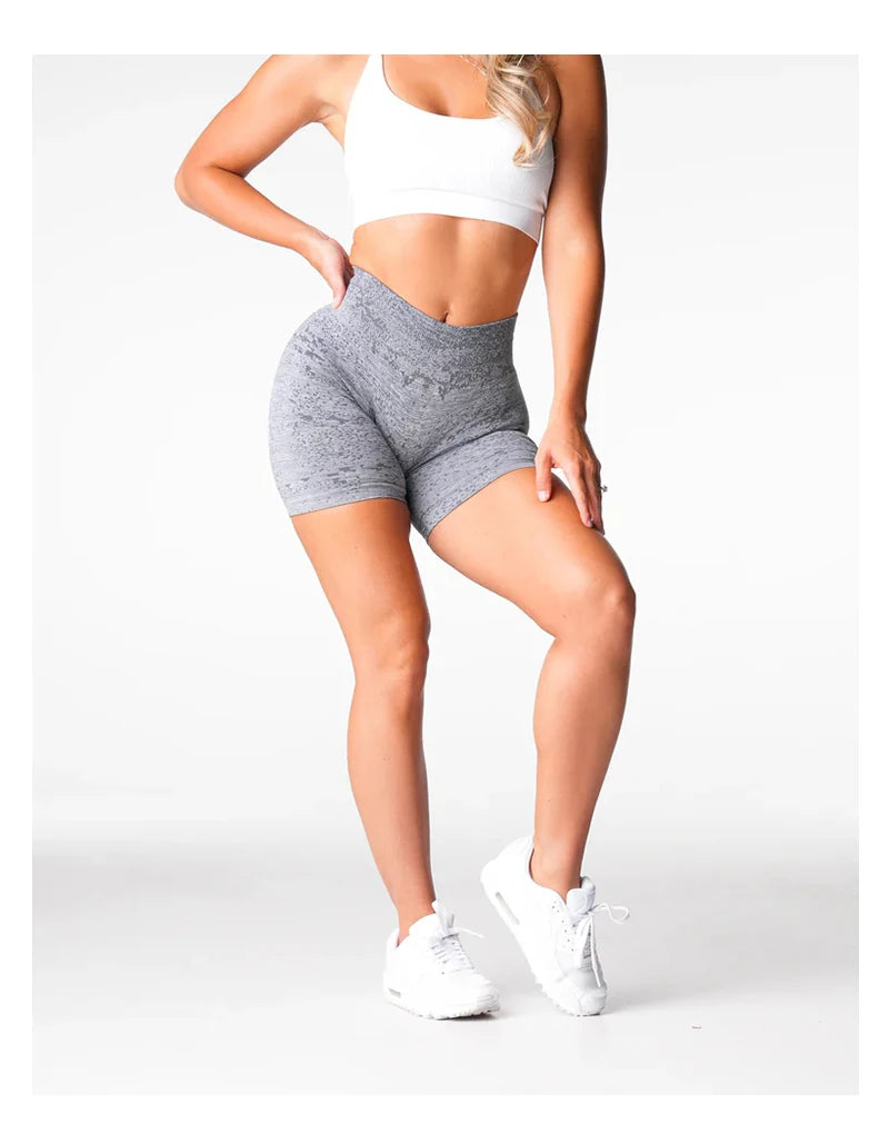TKITK Digital Seamless Shorts Women Soft Workout Tights Fitness Outfits Spandex Yoga short Gym Wear Digital Seamless