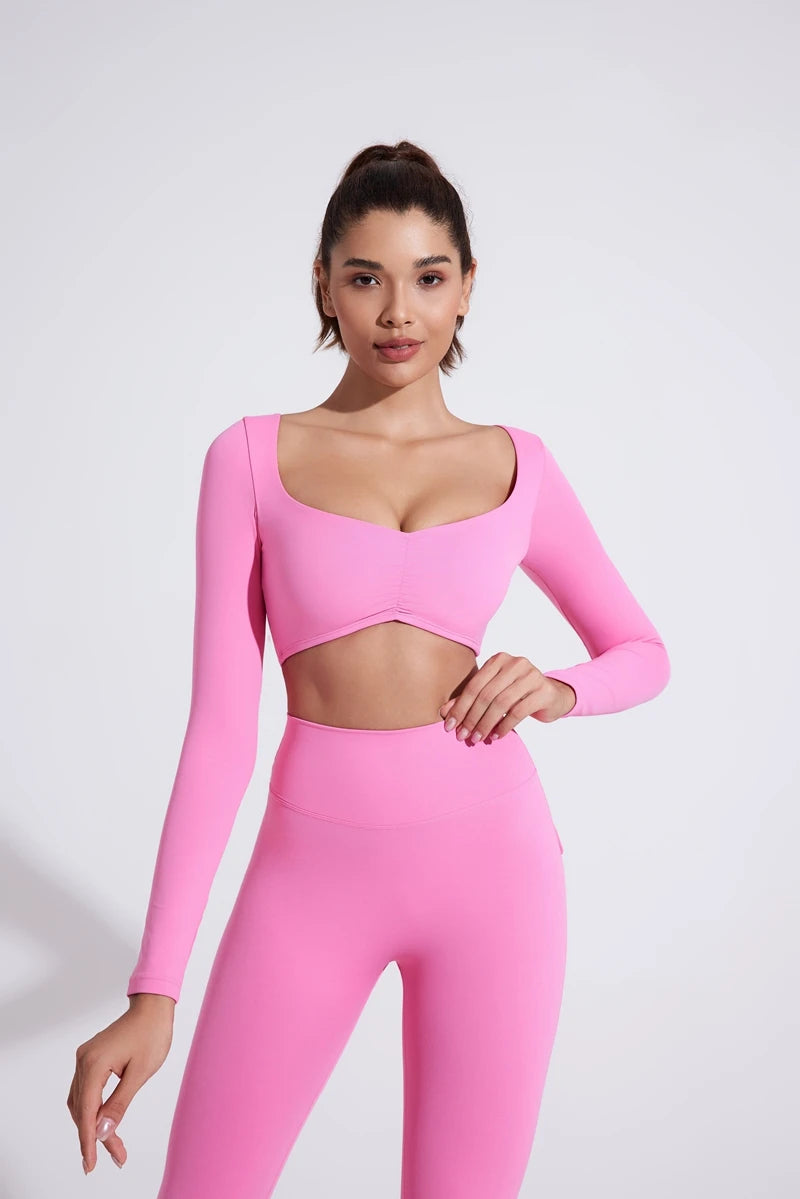 Long Sleeve Crop Top
