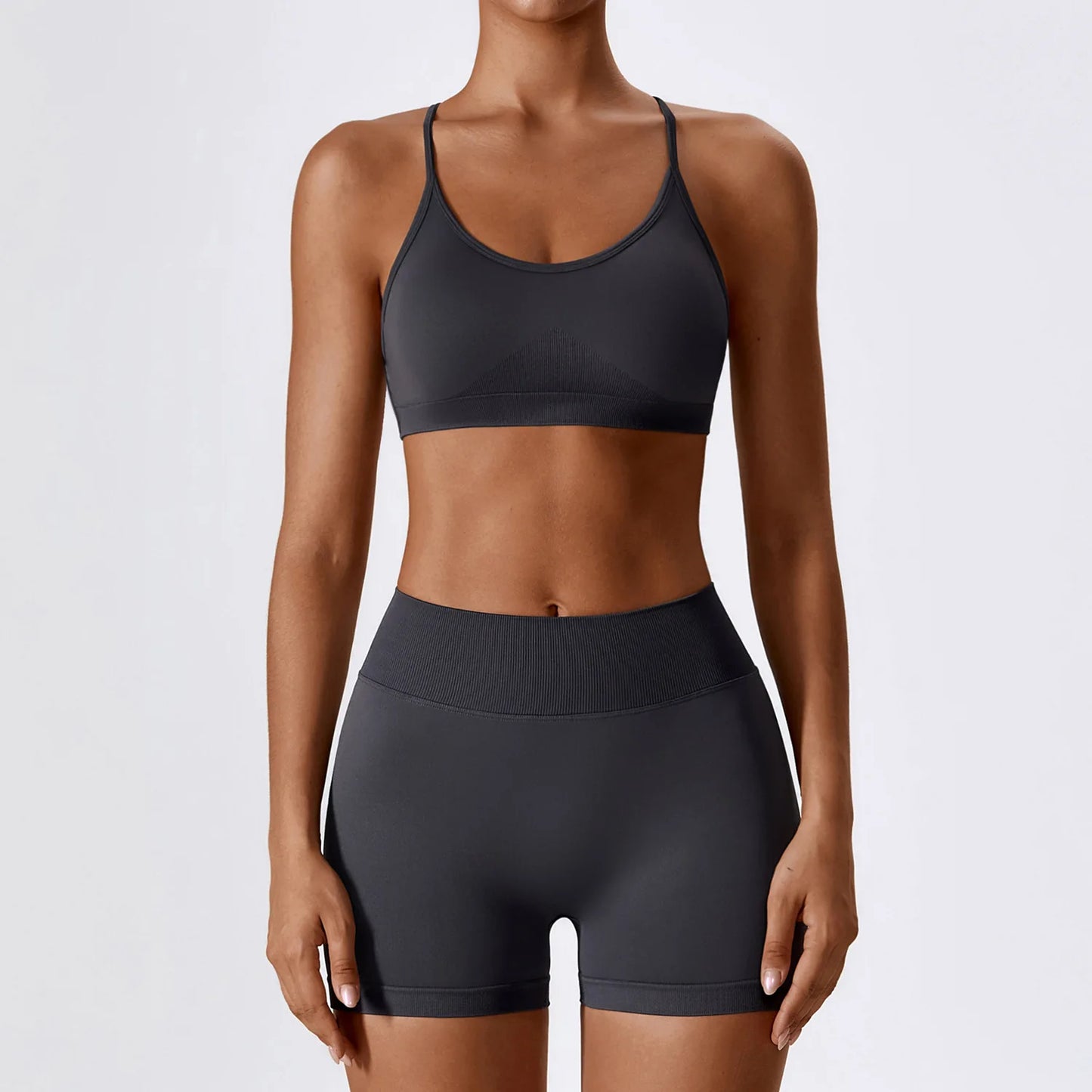 Seamless Yoga Set Gym Suit