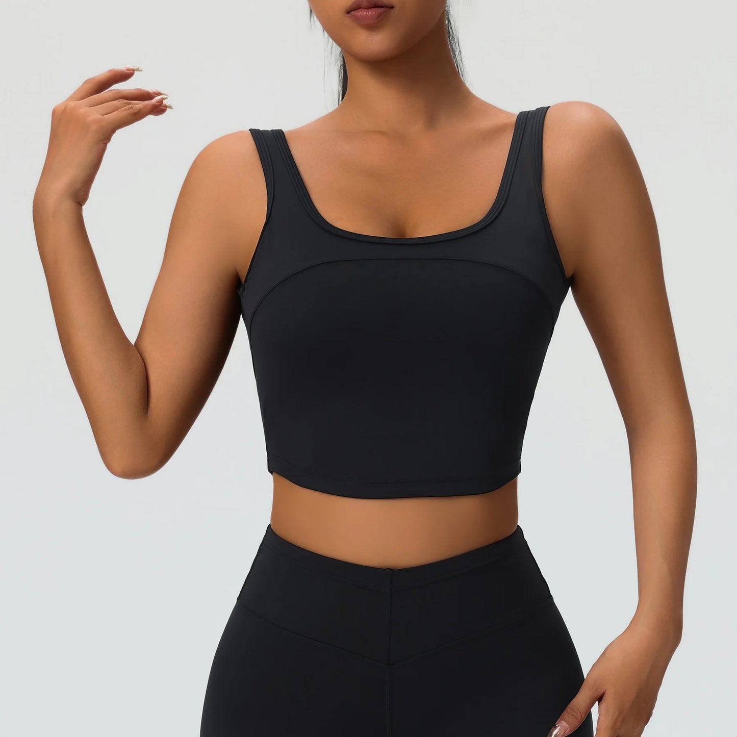 2 Pieces Women's High Quality Soften Yoga Set Sports Suit Gym Set