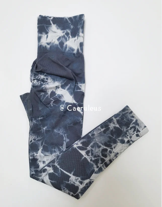 23 Colours Tie Dye Seamless Leggings Push Up