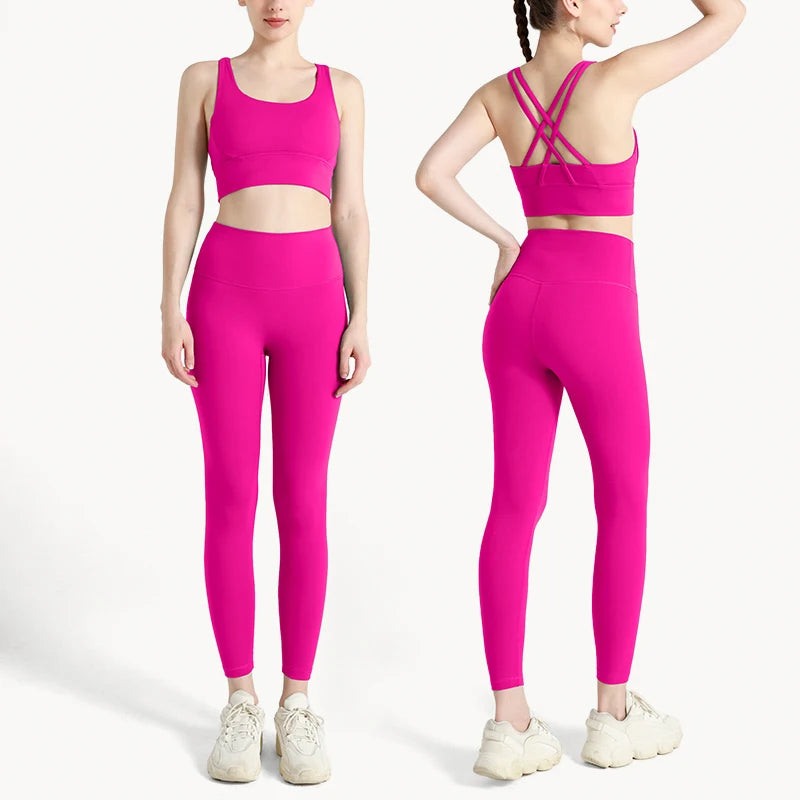 2 Piece Yoga Clothes Women's Tracksuit