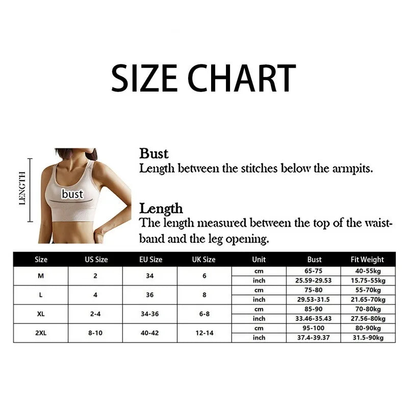 Tank Top Women Gym Sports Bra Push Up Crop Top