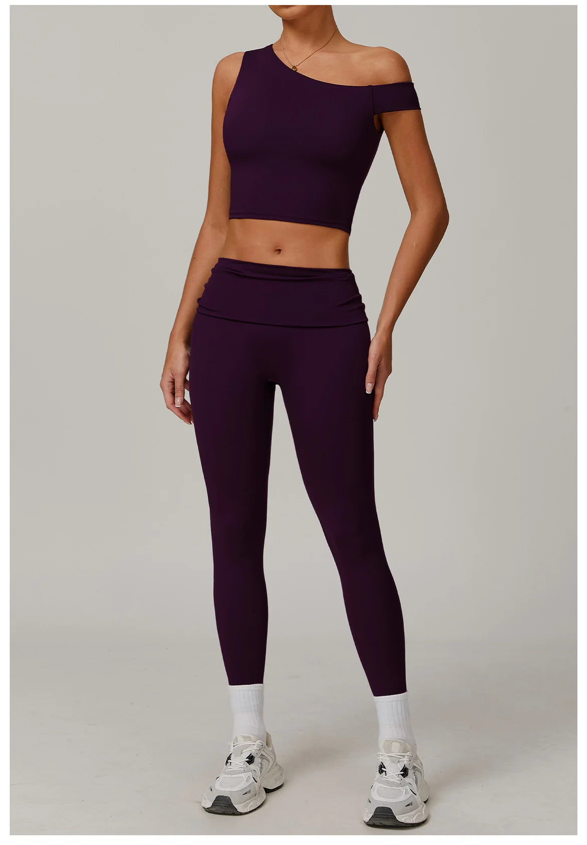 2 Piece Fitness Sportswear Gym Tracksuit High Waist Leggings