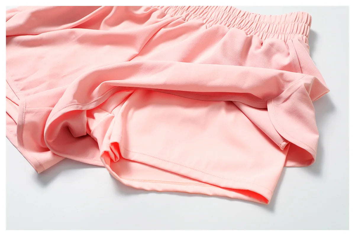 Yoga Shorts with pockets Women Fitness Elastic Cycling Running Workout Short Leggings Ladies Gym Sport Shorts Fitness Sportwear