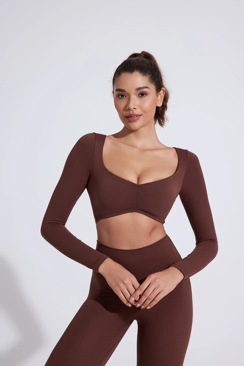 Long Sleeve Crop Top