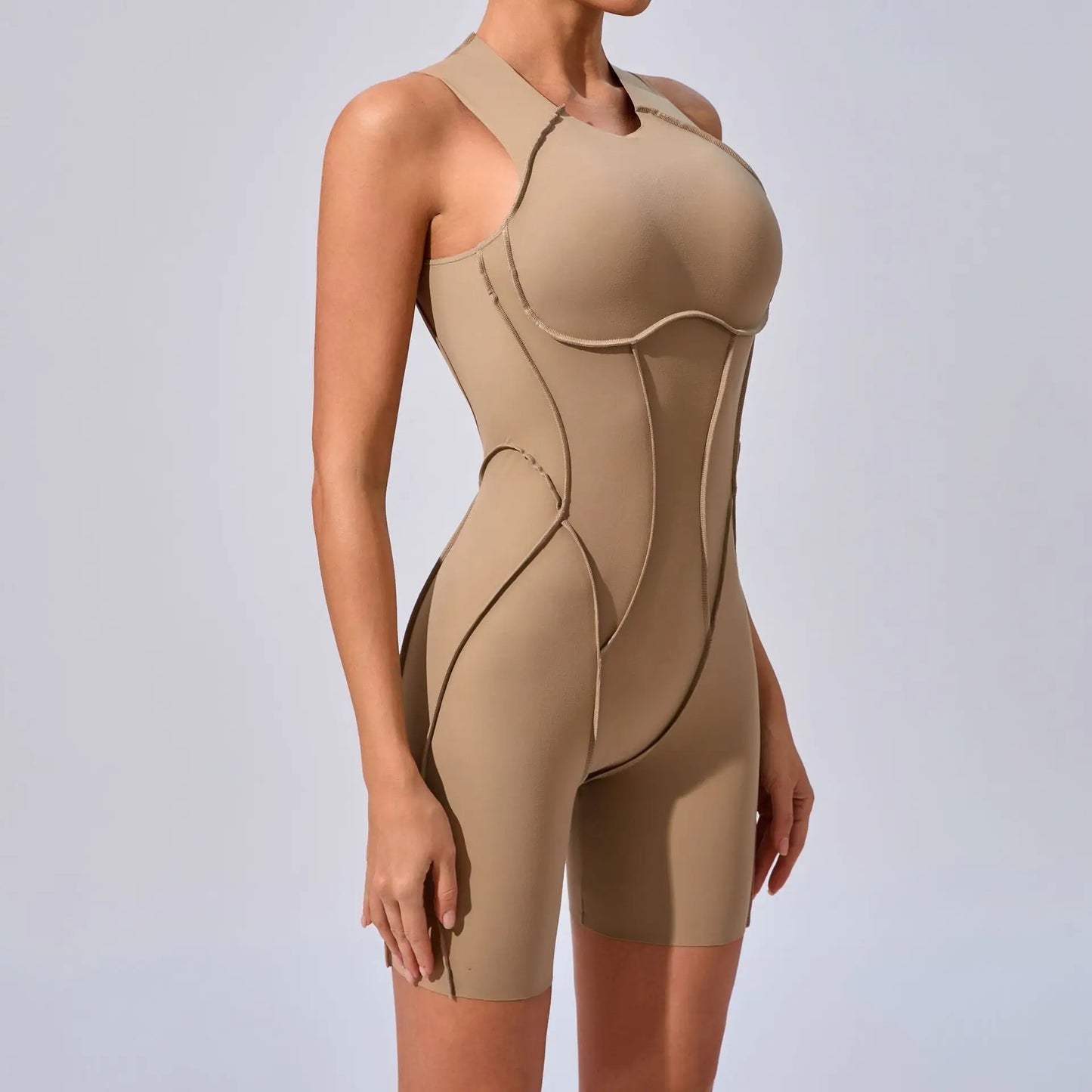 V Back Scrunch Sports Suit Women Gym
