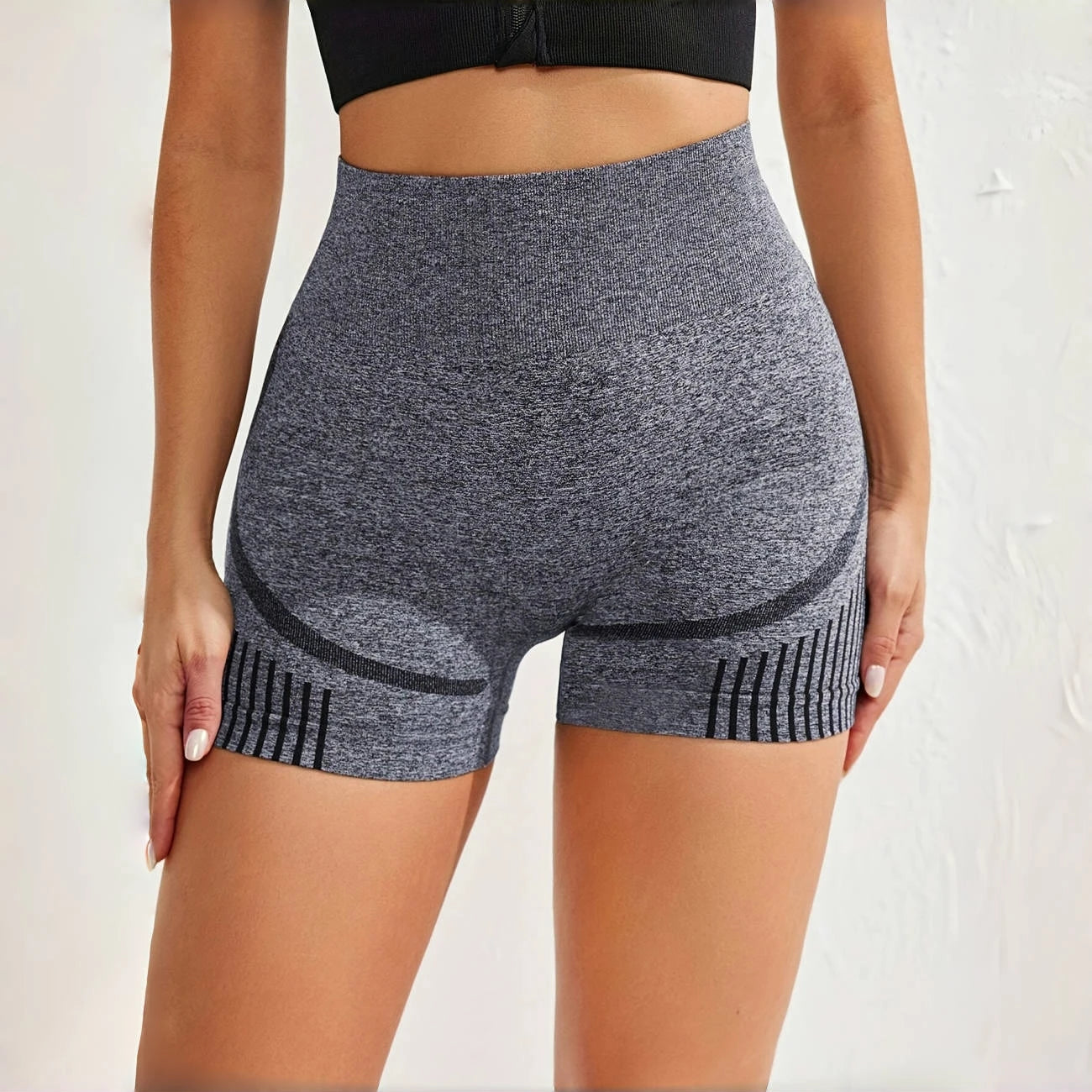 Women High Waist Yoga Shorts Push Up Fitness Gym Shorts Scrunch Butt Running Leggings Quick Dry Cycling Workout Sportswear