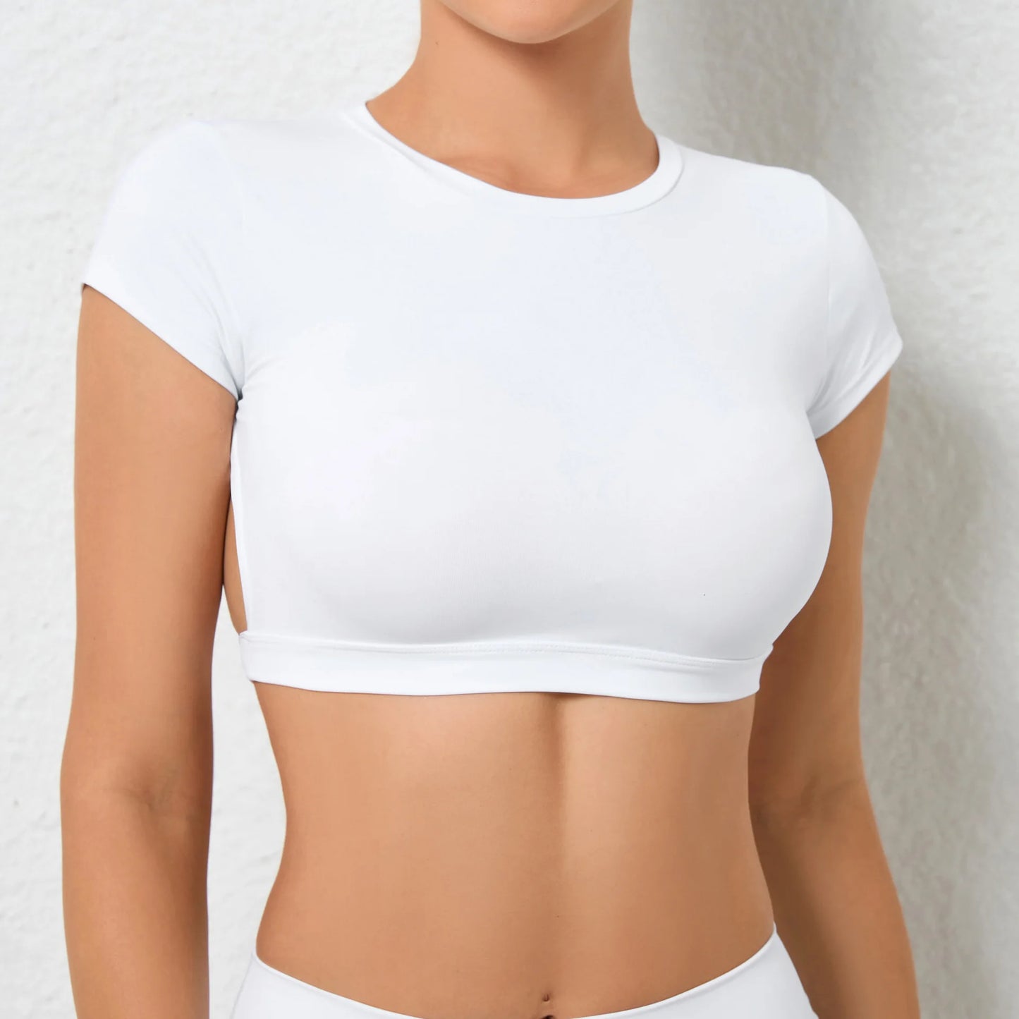 Backless Yoga Crop Top