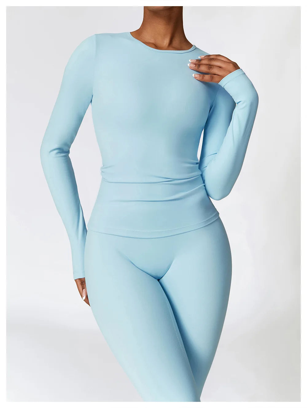 Long Sleeve Fitness Crop Top