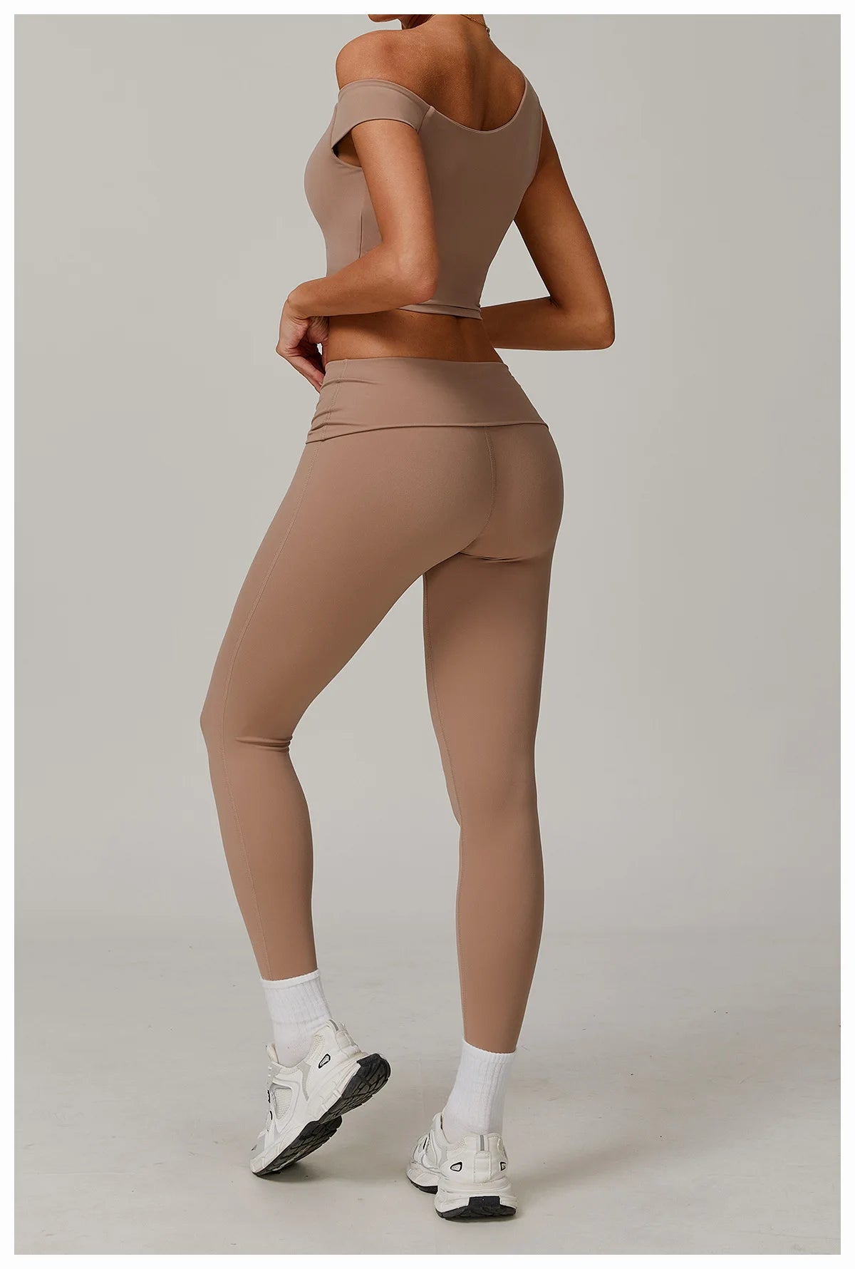 2 Piece Fitness Sportswear Gym Tracksuit High Waist Leggings