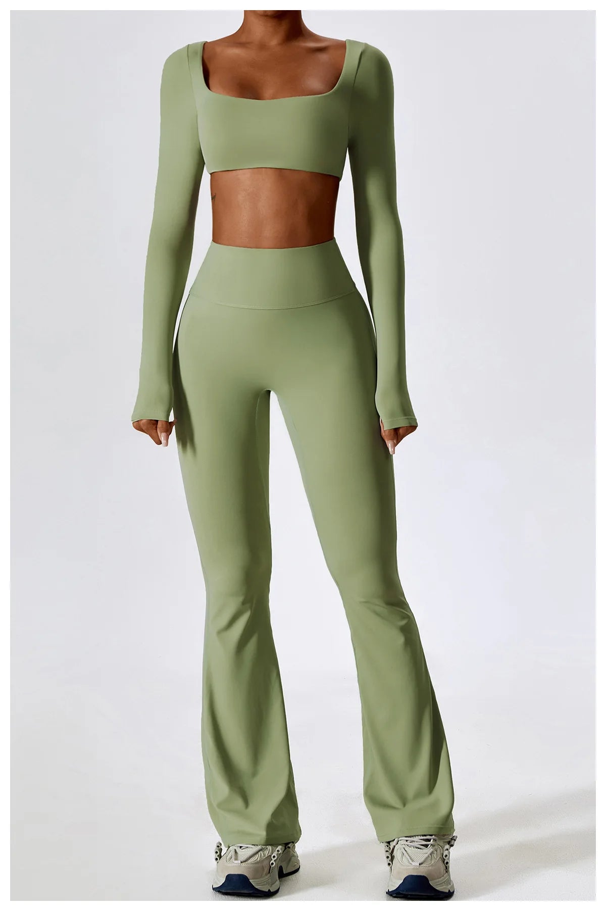 2 Pieces Women Tracksuit Yoga Set