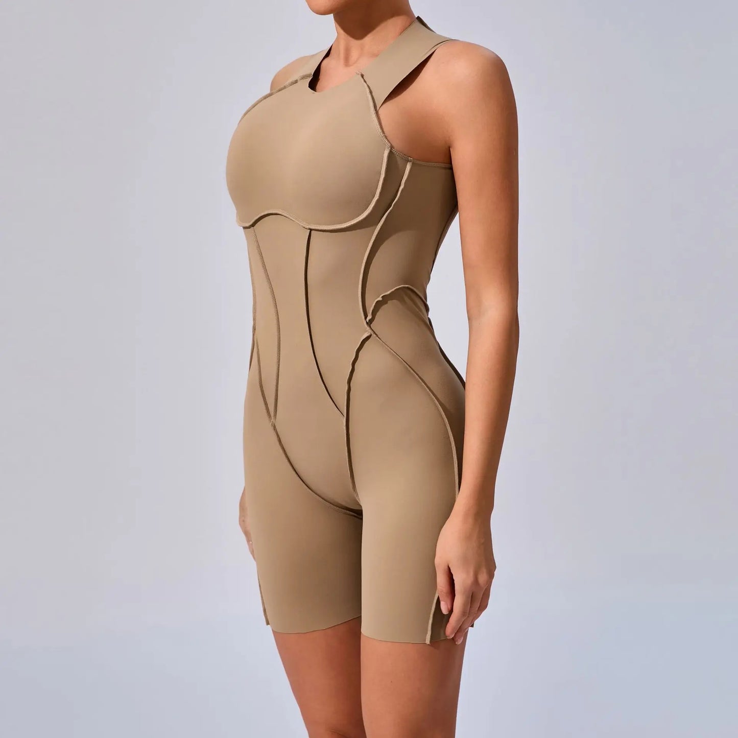 V Back Scrunch Sports Suit Women Gym
