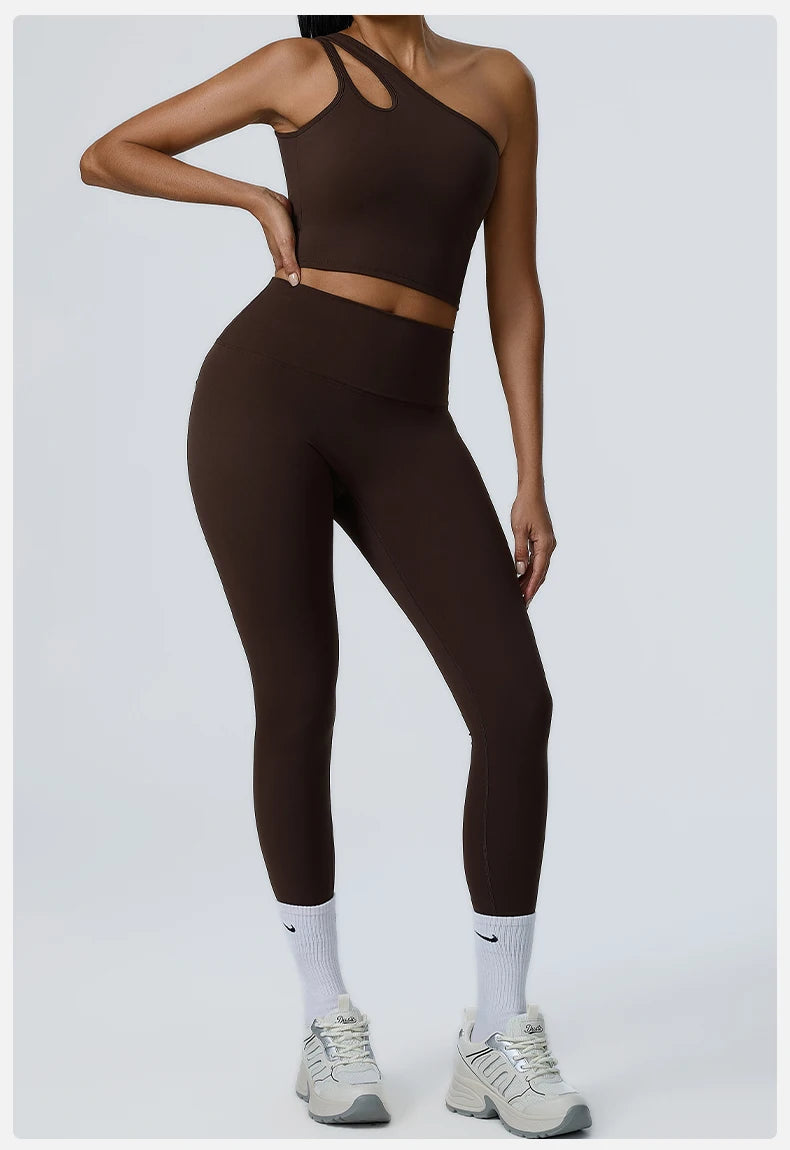 2PCS Seamless Yoga Women Sexy Set Athletic Wear