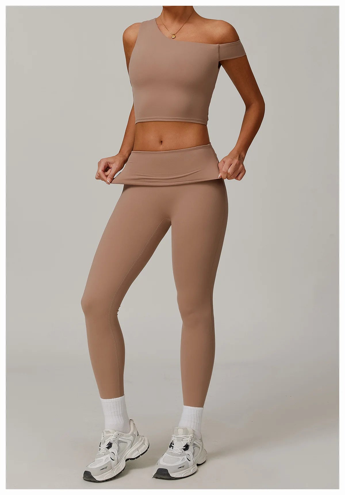 2 Piece Fitness Sportswear Gym Tracksuit High Waist Leggings