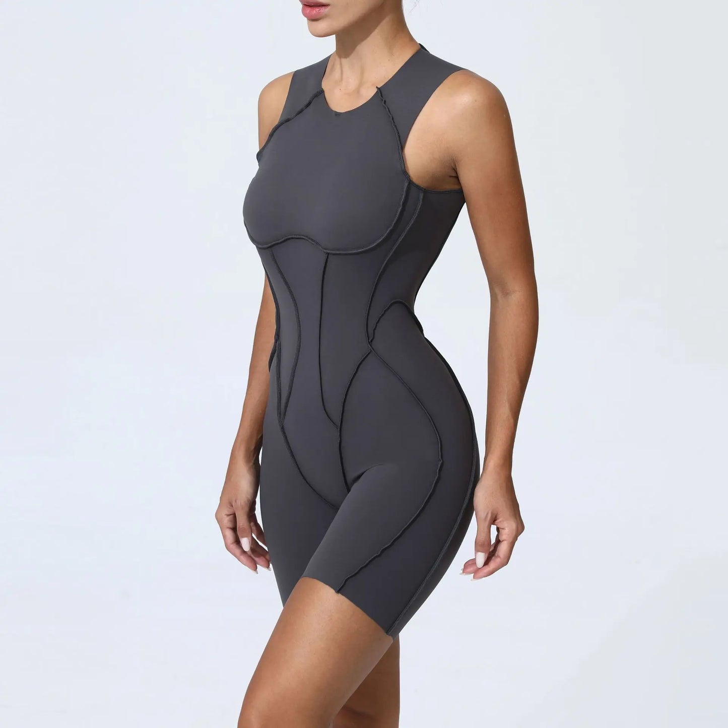 V Back Scrunch Sports Suit Women Gym