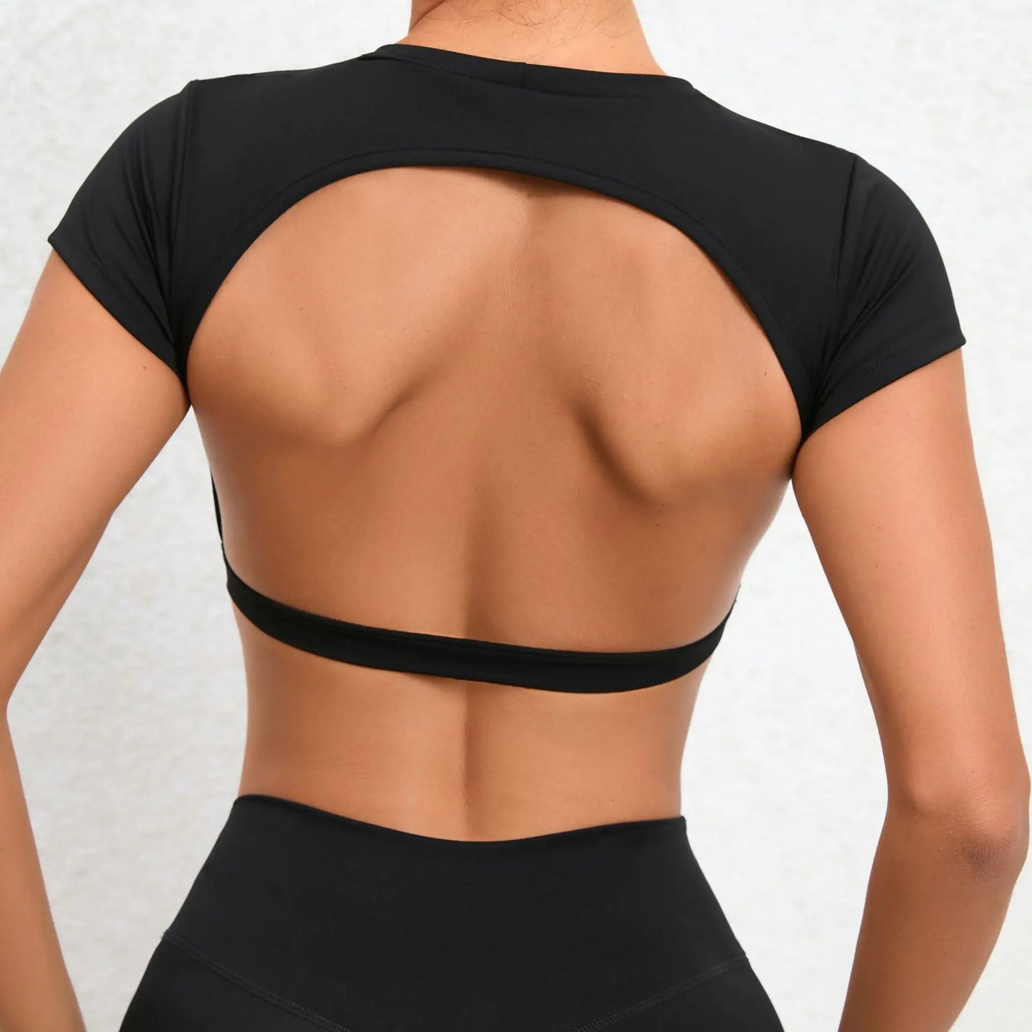 Backless Yoga Crop Top