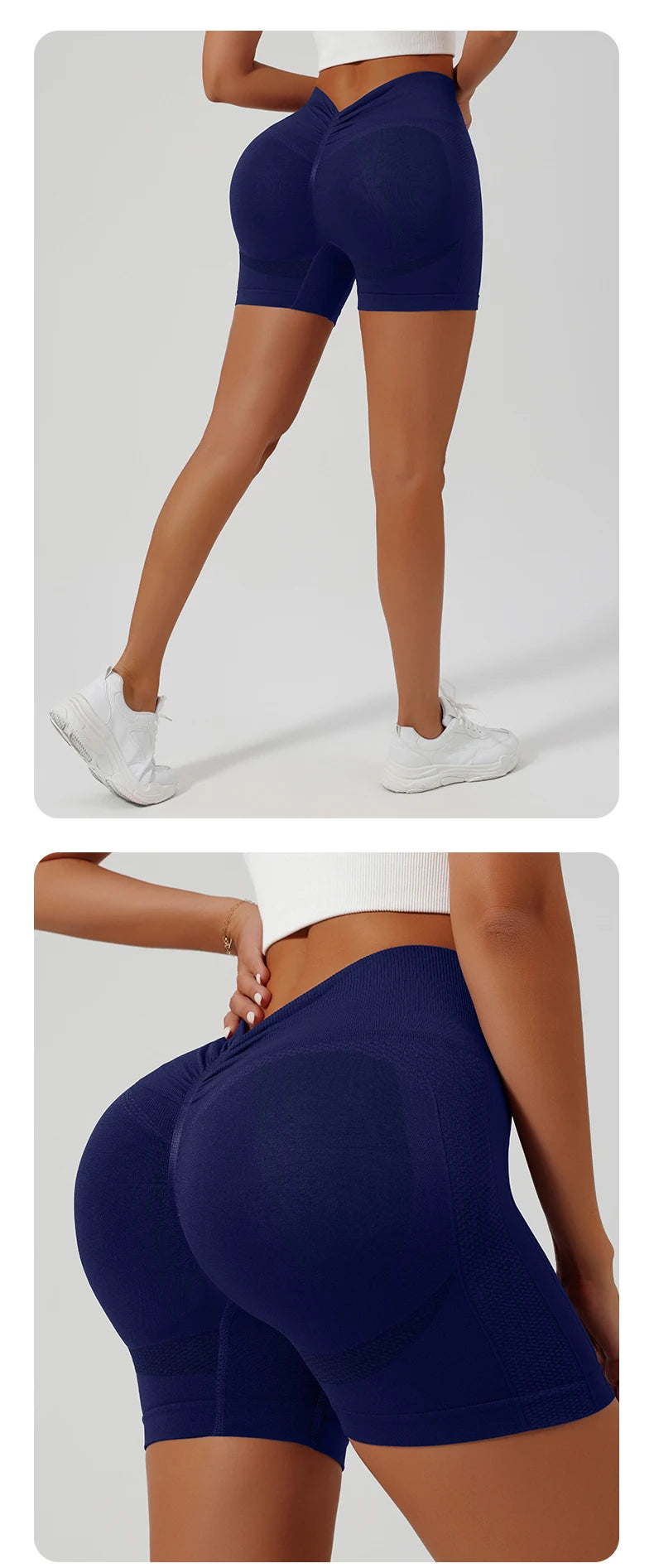 Women Seamless Yoga Shorts High Waist Workout Shorts Running Naked Feeling Breathable Fitness Pants Outwear Tight Shorts