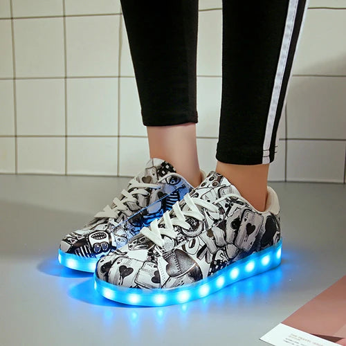 RayZing Led Shoes for Unisex Light Up Casual Sneakers men Adults Outdoor Glowing zapatillas deportivas Zapatos Hombre mujer