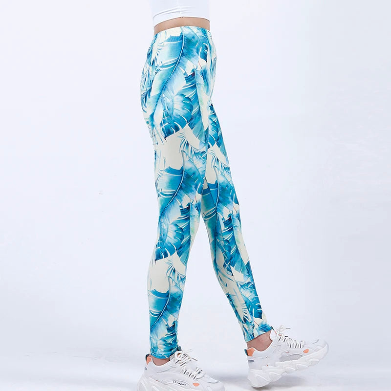 Print Legging Push Up Fashion Pants