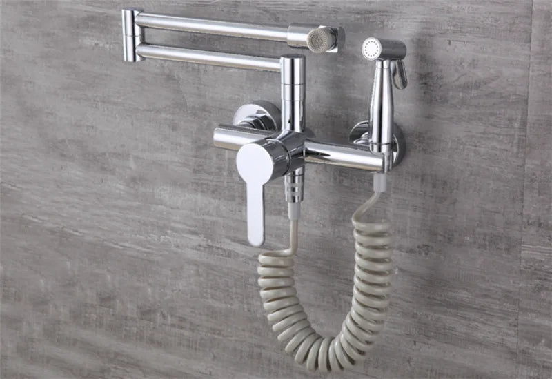 Kitchen Faucet With Spray Gun