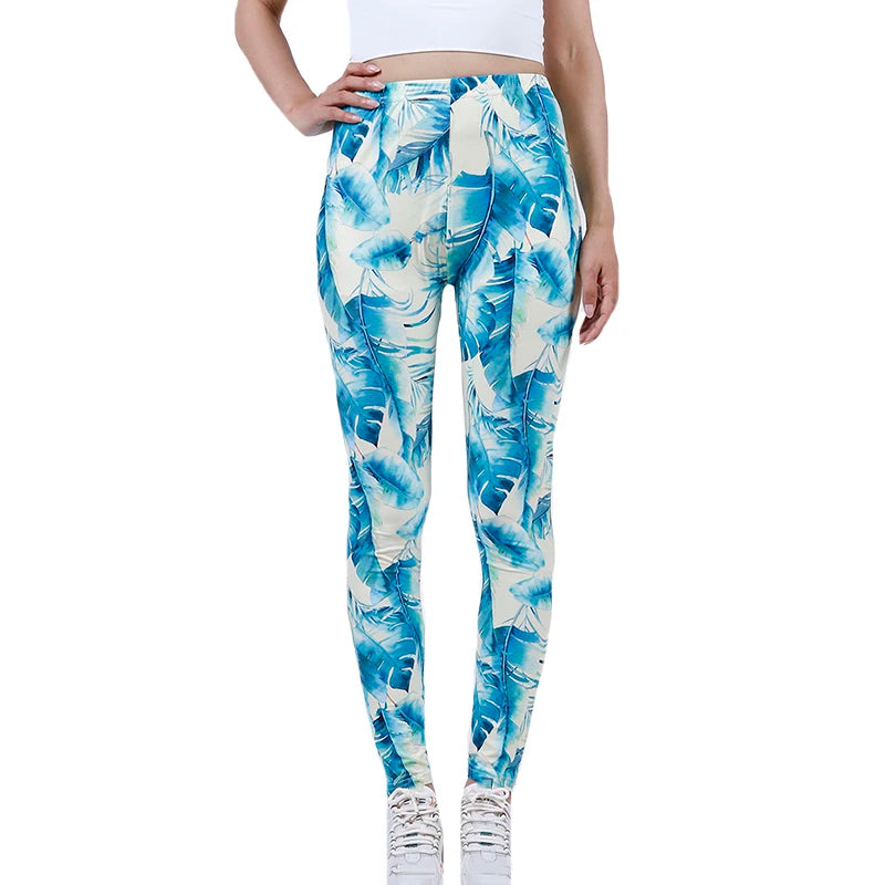 Print Legging Push Up Fashion Pants