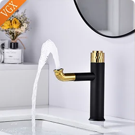 VGX Concealed Bathroom Faucets Embedded Cartridge Basin Mixer Sink Faucet Gourmet Washbasin Tapware Hot Cold Water Tap Brass