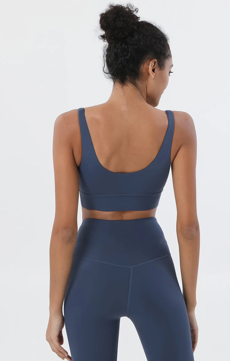 Nylon Tracksuits Women's Yoga Set Sports Suit Gym Fitness