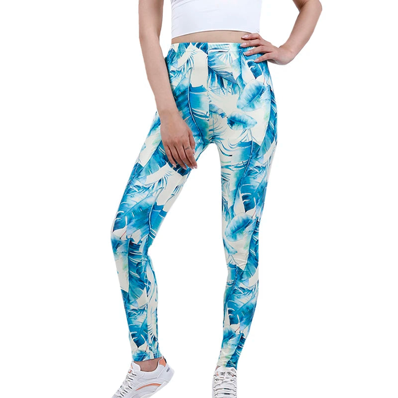 Print Legging Push Up Fashion Pants