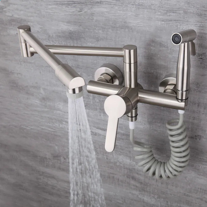 Kitchen Faucet With Spray Gun