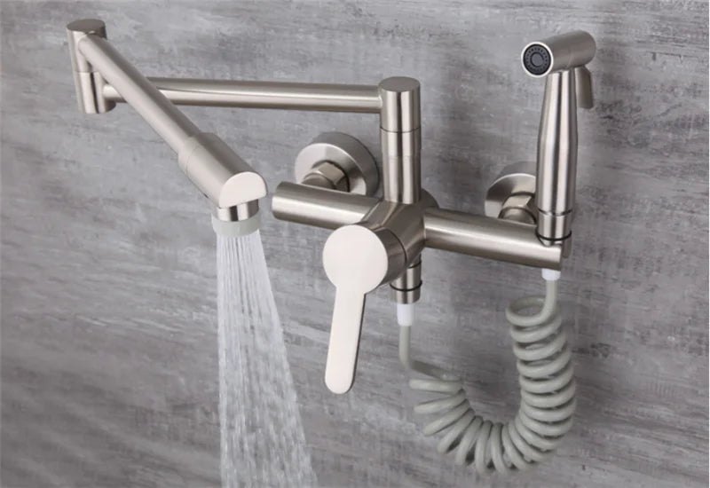 Kitchen Faucet With Spray Gun