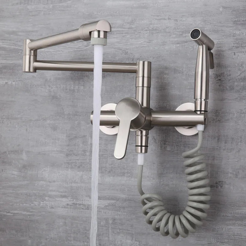 Kitchen Faucet With Spray Gun