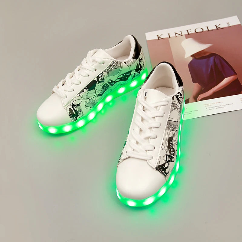 RayZing Led Shoes for Unisex Light Up Casual Sneakers men Adults Outdoor Glowing zapatillas deportivas Zapatos Hombre mujer